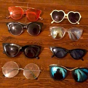 lot of sunglasses